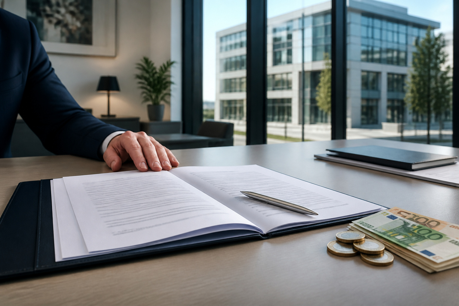 Contrat commercial et argent