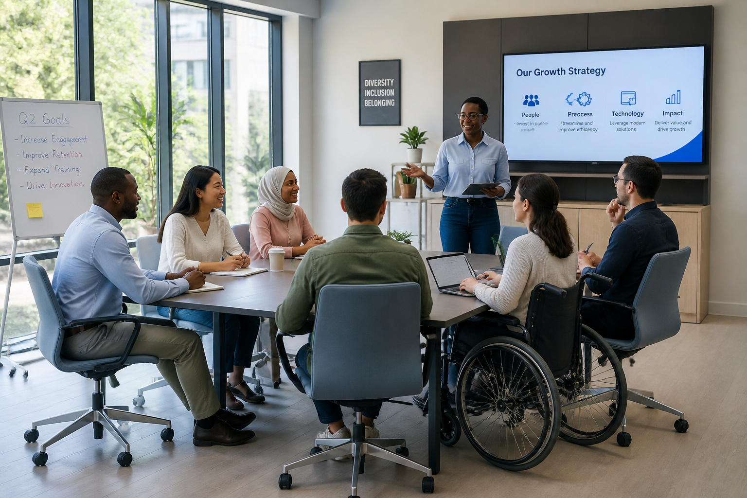 Collaboration inclusive en milieu de travail