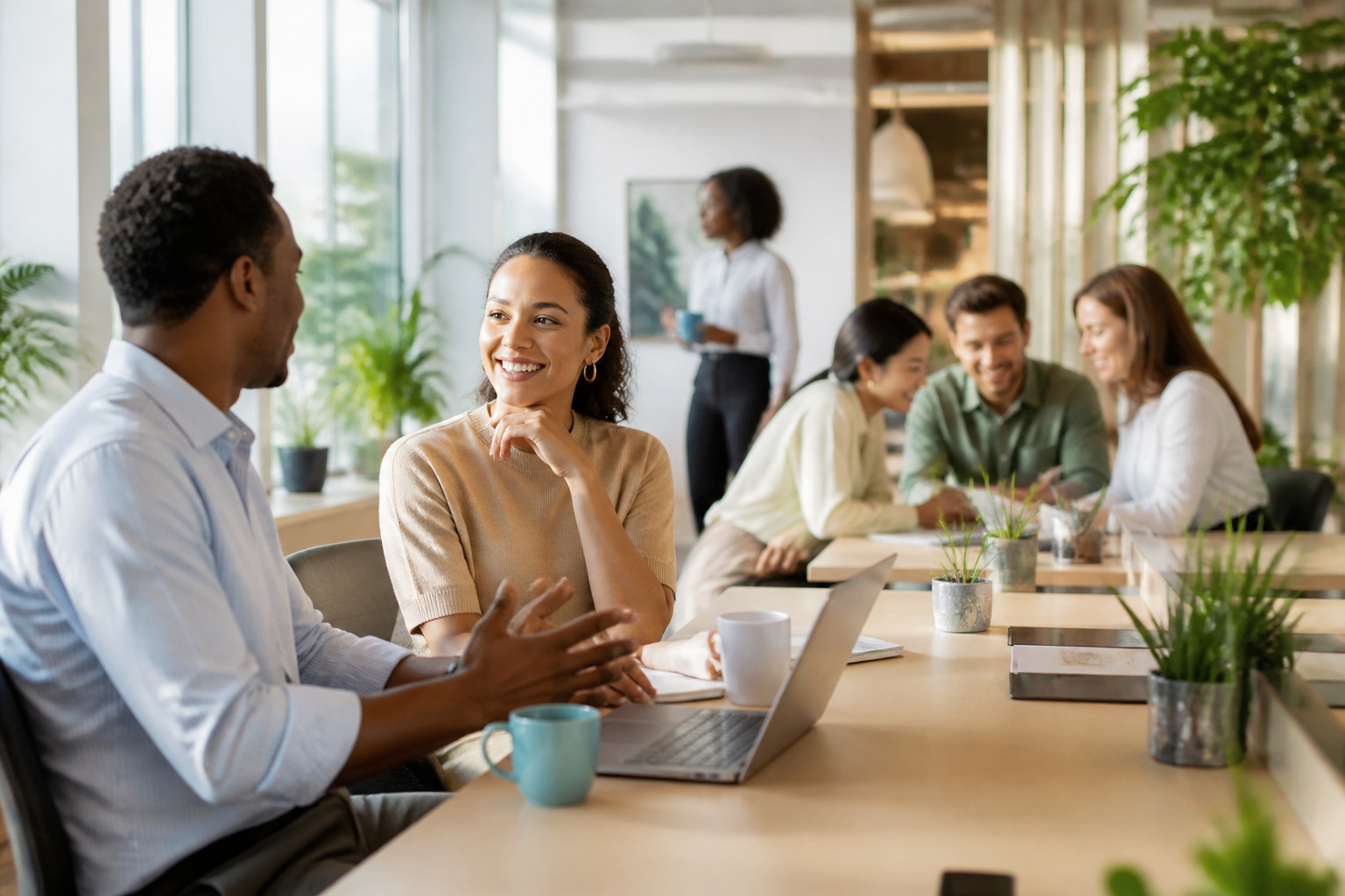 Collaboration et bien etre au bureau
