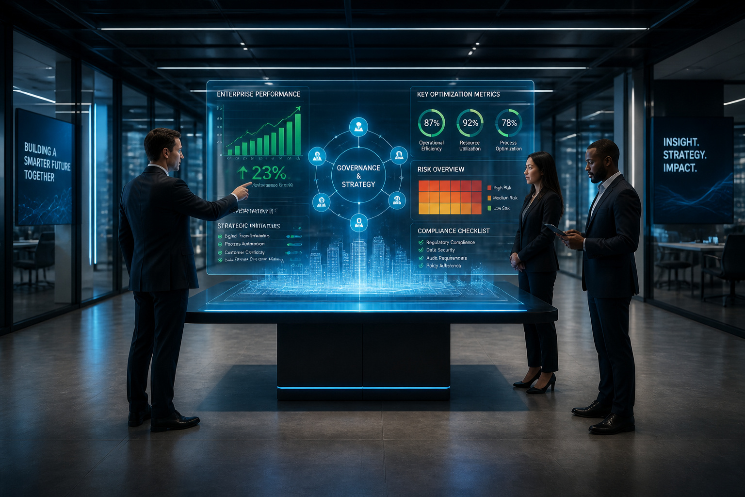 Analyse de donnees holographique en entreprise