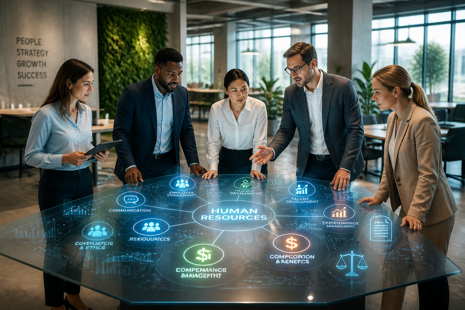 Collaboration rh futuriste