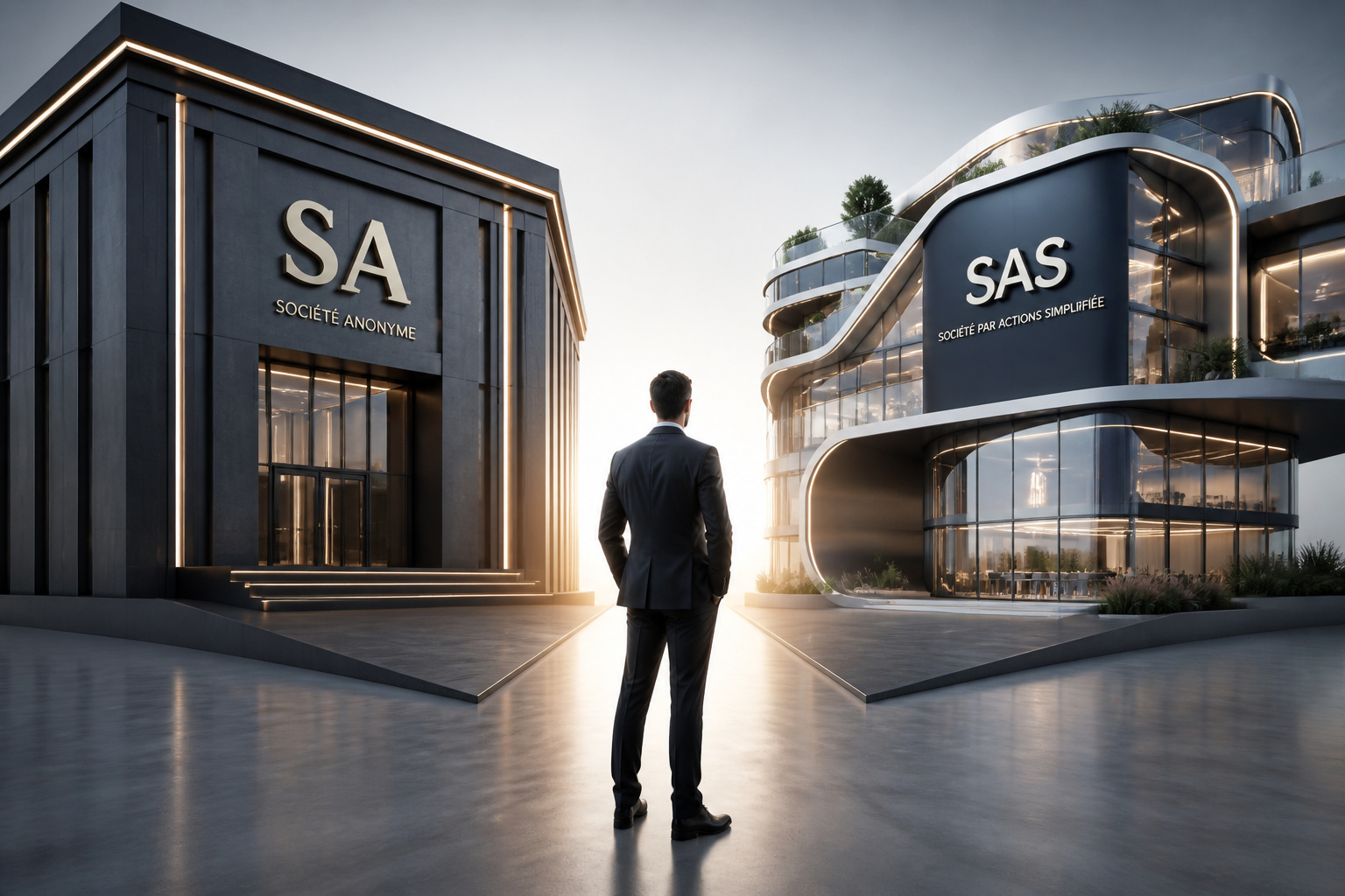 Choix de structure dentreprise sa vs sas