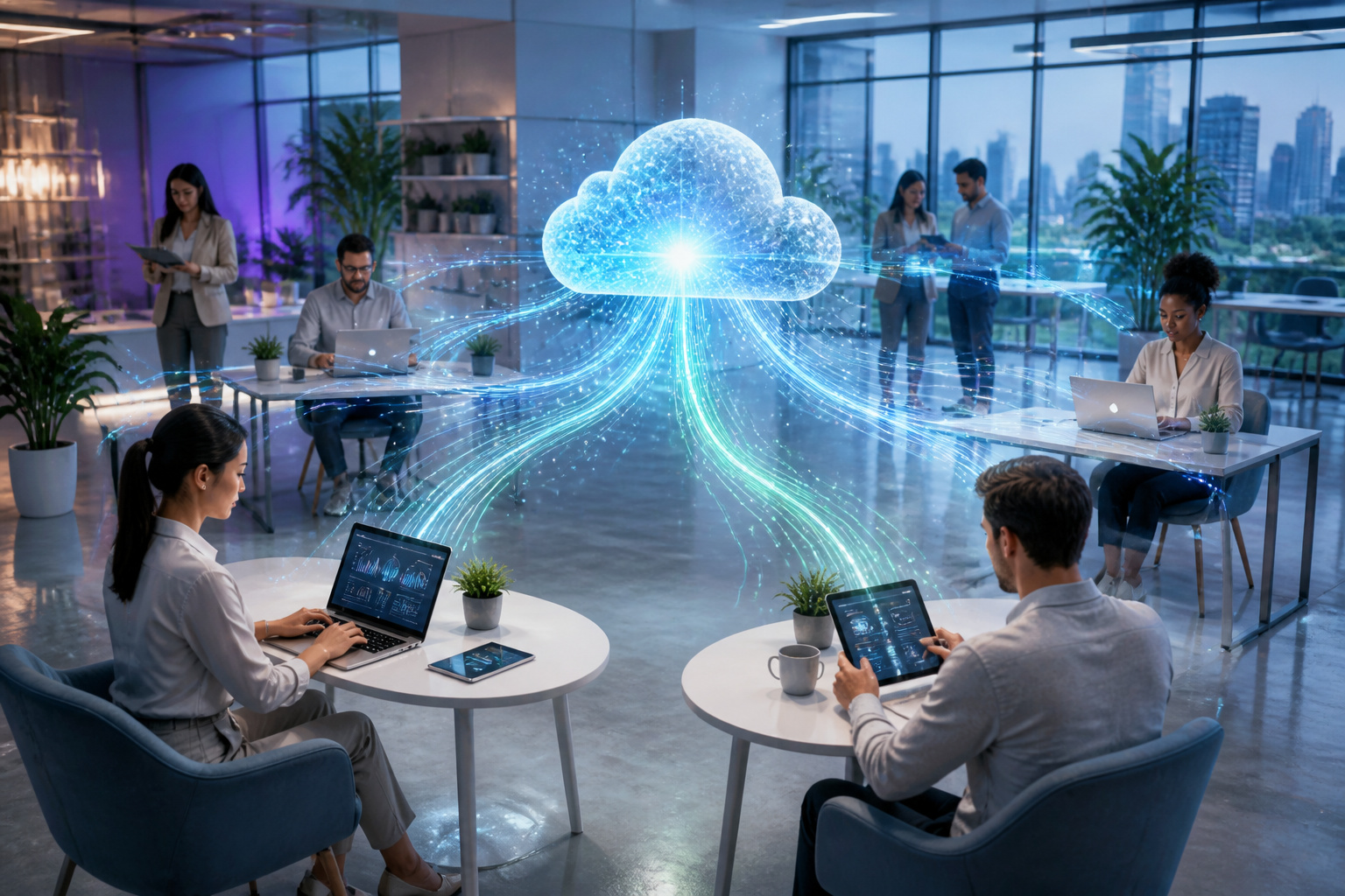 Saas nuage numerique et collaboration